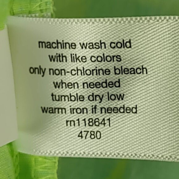 Lane Bryant Plus Size 16 Hi-Low Sleeveless Dress Green Blue Abstract Cotton - Picture 13 of 13